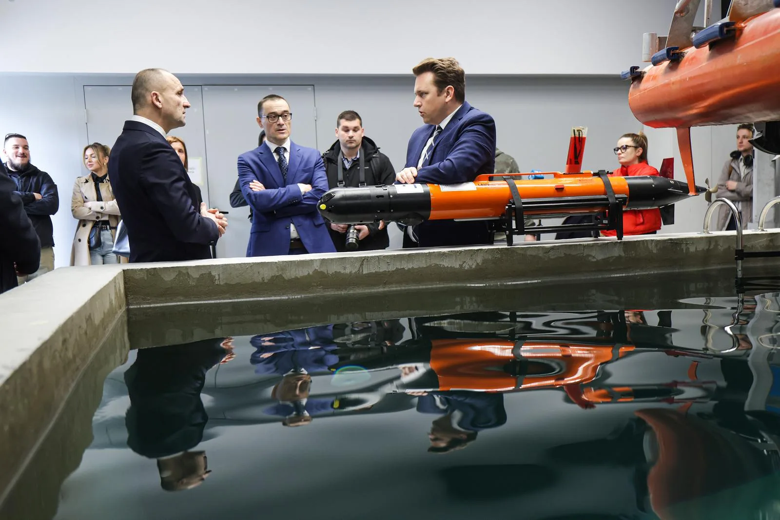 Two researchers in conversation