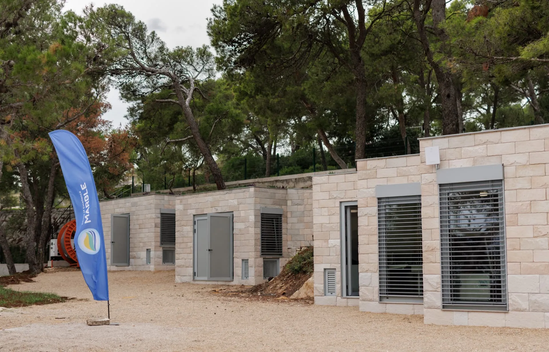 MARBLE Sea Lab station buildings at Martinska, Šibenik