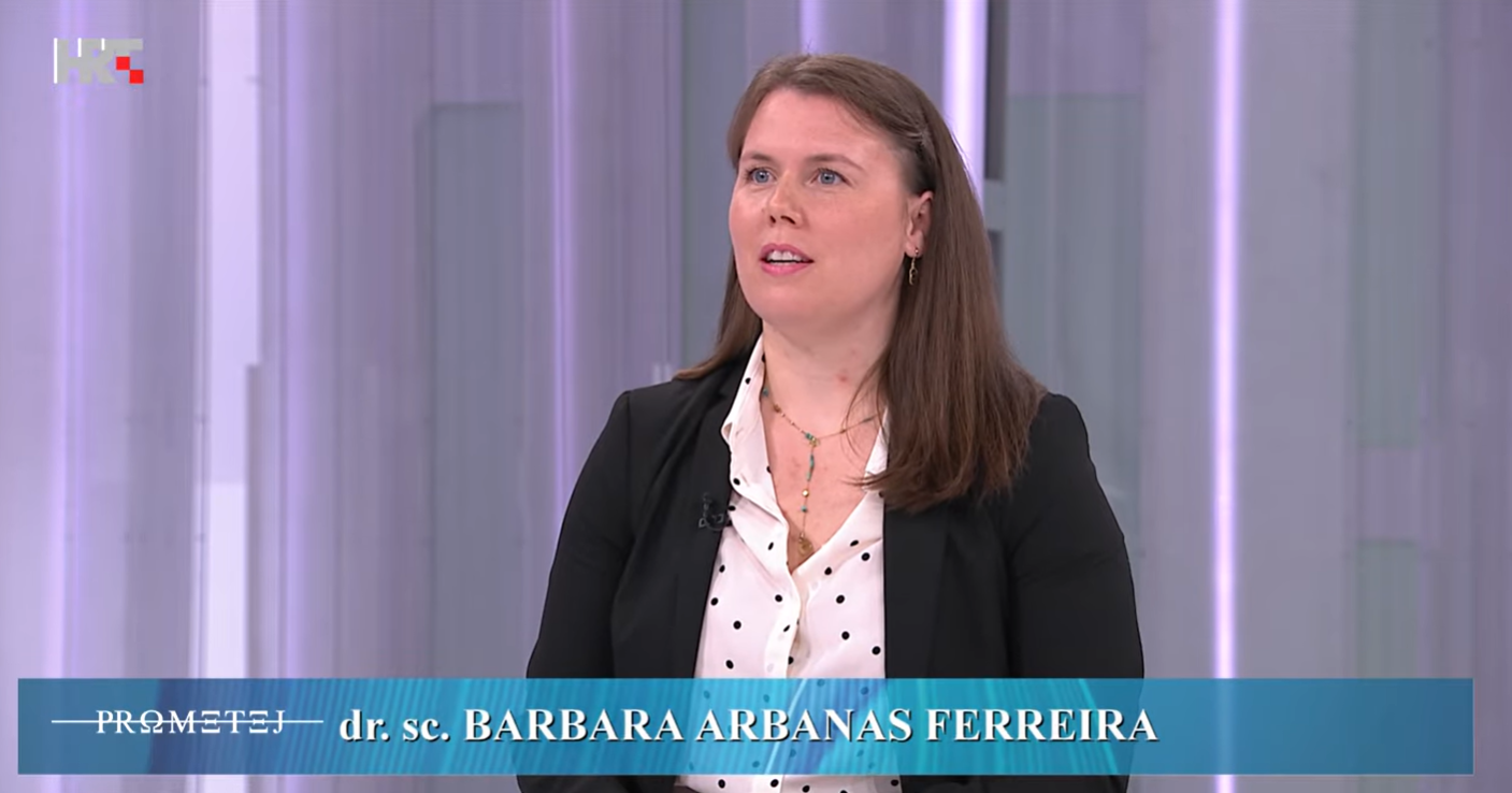 Barbara Arbanas Ferreira's appearance on Prometej (HRT) - CoE MARBLE